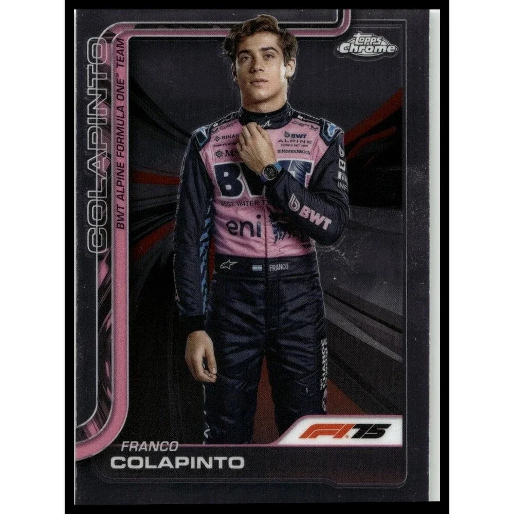 2025 Topps Chrome Formula 1 Franco Colapinto #15 BWT Alpine F1 Team